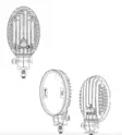 LED-arbetslampa 2240 lumen 24W oval - Arbetslampor - 8719493033663 - 5