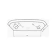 Kniv för fodervagn 205 x 55 x 5 mm - Aparvagnar - 8719493761443 - 2