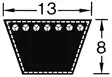 Kilrem A140 3550 mm - Remmar och tillbehör - 4014486033663 - 2