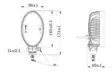 LED-arbetslampa 2240 lumen 24W oval - Arbetslampor - 8719493033663 - 6
