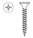 Bandad gipsskruv 3,9x40 mm Hi-Lo - Skruvar och spikar - 5710764573973 - 1