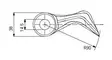 Slaghammare 40/115 mm - Slåttermaskiner - 8719493552423 - 2