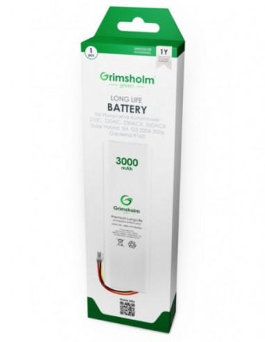 Batteri NiMH 18V 3000 mAh Lång Livslängd - Gräsklippare - 7350076762313 - 1