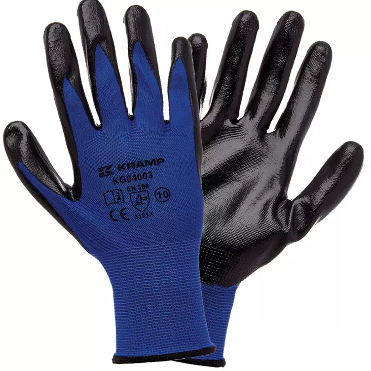 Hantverksvante nitril, oljebeständig handflata - Arbetshandskar - 8719607156783 - 2