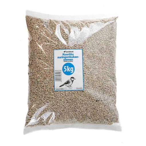 Skalade solrosfrön 5 kg - Korn, nötter m.m. - 6420614082973 - 1