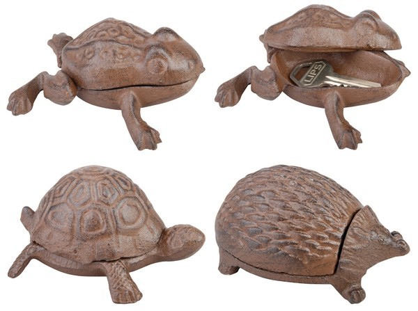 Nyckelförvarare för trädgården i gjutjärn - Trädgårdsskulpturer, dekorationer - 8714982055133 - 1