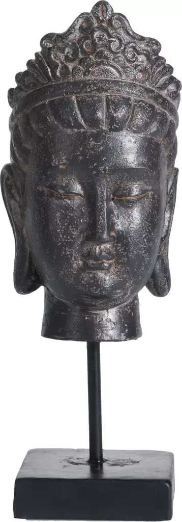 Buddha med sokkel - Trädgårdsskulpturer, dekorationer - 8719987802263 - 1