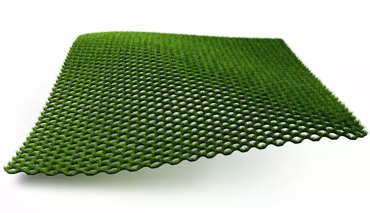 Grimsholm Gräsmatteelement Hybridi gräs Premium 1x1 m - Gräsklippare - 7350076765703 - 1