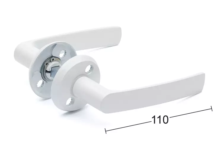 Habo Torino dörrknopp vit - Andra dörrtillbehör - 7317900176043 - 1