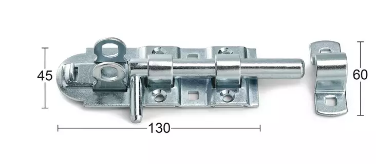 Habo tryckdörrslås 5210 - Hänglås, reglar, gångjärn - 7317900075803 - 1