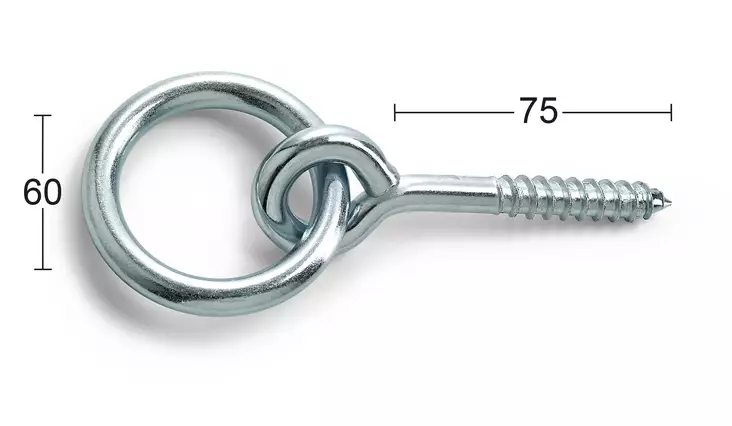 Habo båtring 42A 60/75 mm - Öglebultar, S-krokar m.m. - 7317900116513 - 1