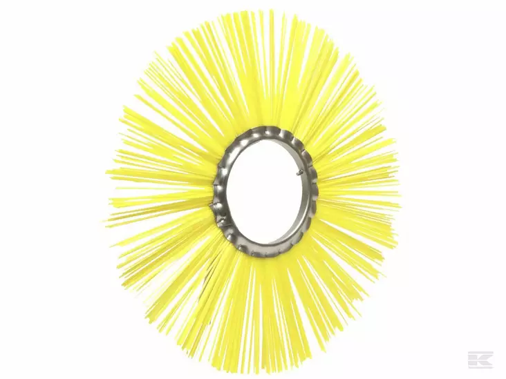 Borsthjul 500/127 poly gul - Sopmaskiner, borstmaskiner - 8719607058933 - 1