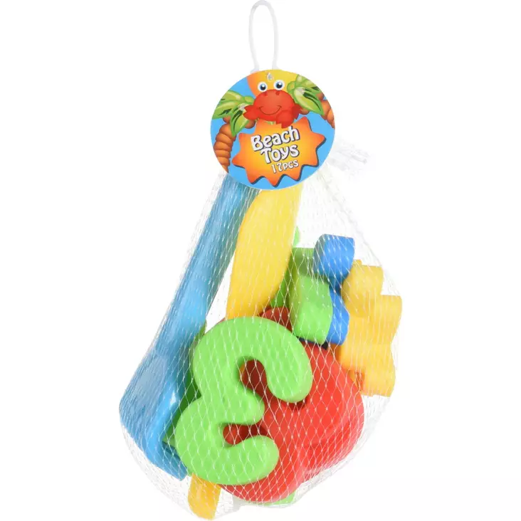 Sandleksaksset med siffror - Sommarleksaker - 8719987398193 - 1