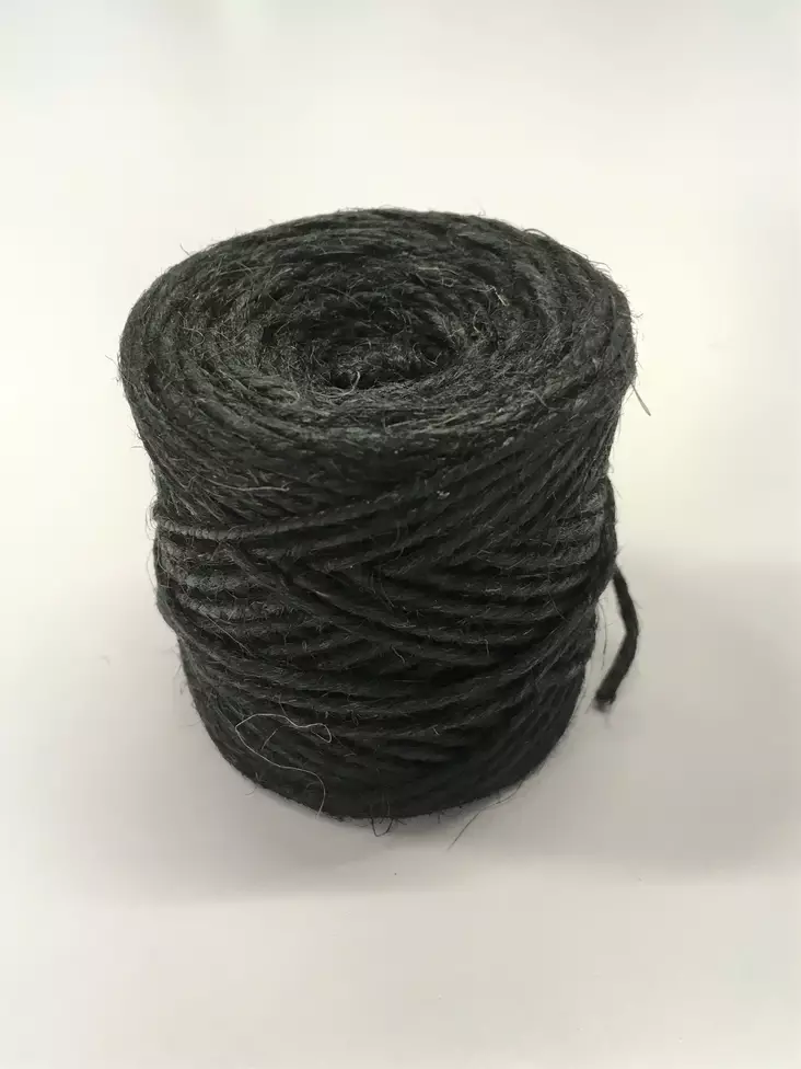 Svart jute snöre - Repar, repen - 7330570074433 - 1