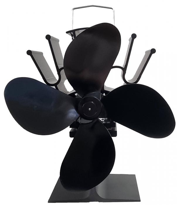Kaminfläkt 4-bladig - Eldstadstillbehör - 6430032158983 - 1