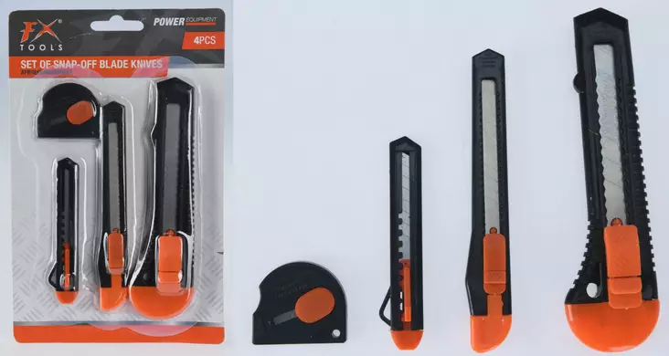 Skärverktyg 4-delars set - Knivar ja knivar - 8720573208383 - 1