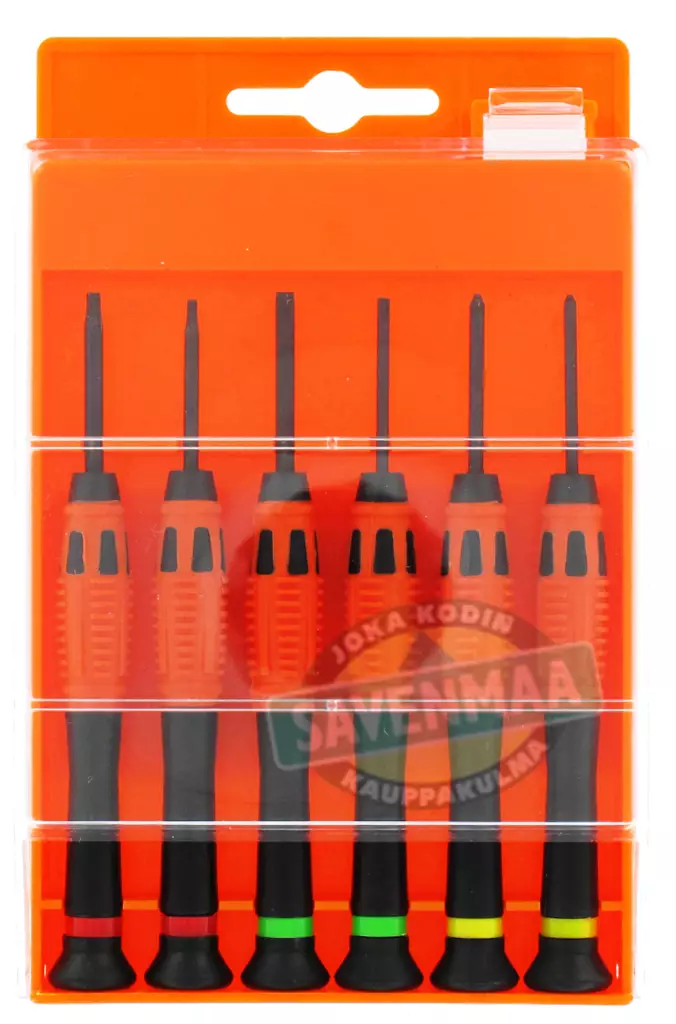 Urmakerisats 6-delad - Precision skruvmejslar - 8714892714083 - 1