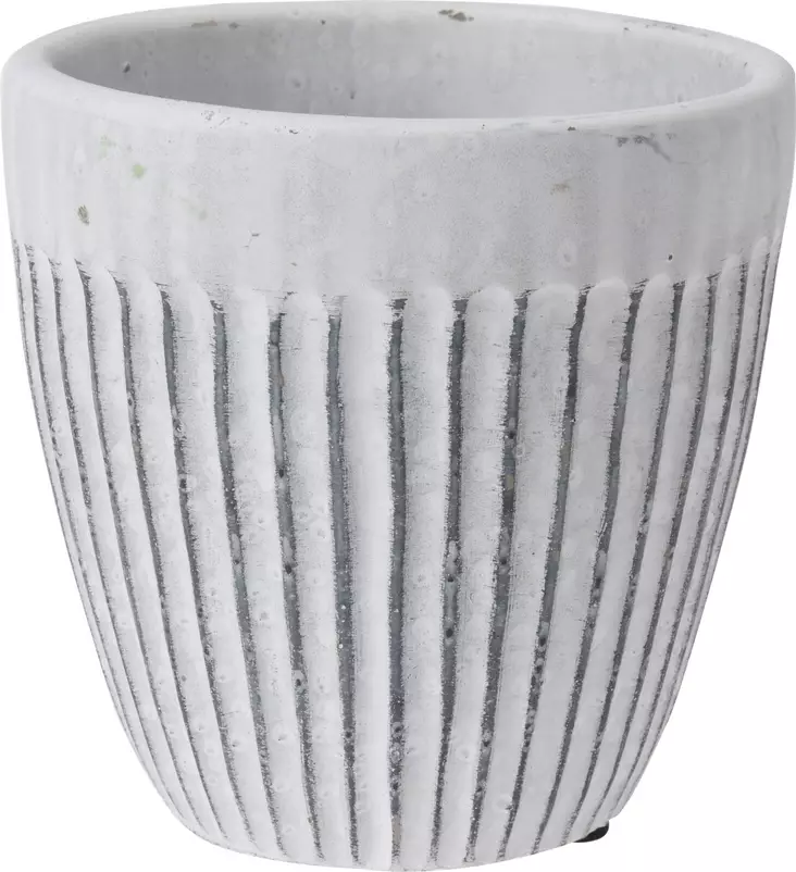 Blomkruka vit 115x115 mm - Krukor, vaser, korgar - 8720573187503 - 1