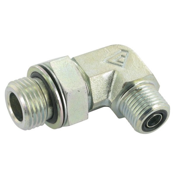 Vinkelförbindelse 11/16" ORFS x 1/2" BSP hane/hane - Hydraulik - 8719593049823 - 1