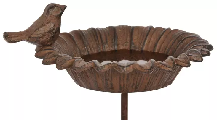 Fågelträningsbad med blomfot - Fågelfat - 8714982103353 - 1