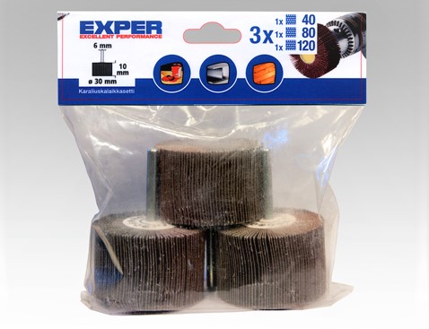 Skivset för 40 x 20 mm - Slipmaterial - 6438081002783 - 1