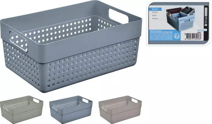 Plastkorg 10 liter - Lådor och korgar - 8720573139533 - 1