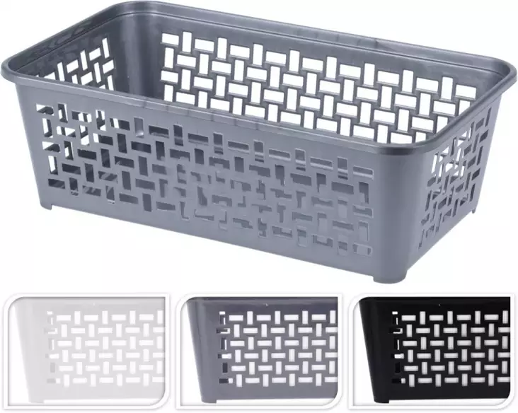 Plastkorg 25 x 15 x 8 cm - Lådor och korgar - 8719202696233 - 1