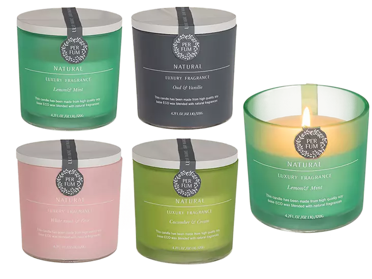 Naturligt doftljus Luxury Fragrance - Ljusstakar - 4029811387403 - 1