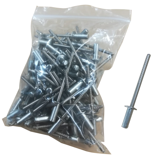 Popnita rostfri 4x11,5 mm 100 st/fp - Klamrar och häften - svm0000001473 - 1