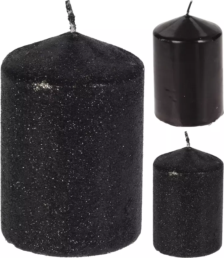 Bordsljus Svart 10 cm - Ljusstakar - 8719987653353 - 1