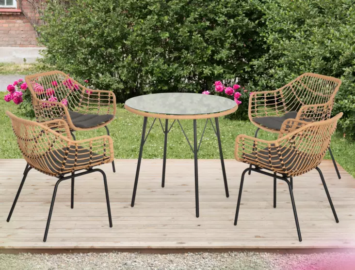 Trädgårdsmöbler Mary 5-delar - Trädgårdsmöbler - 6410416129723 - 1