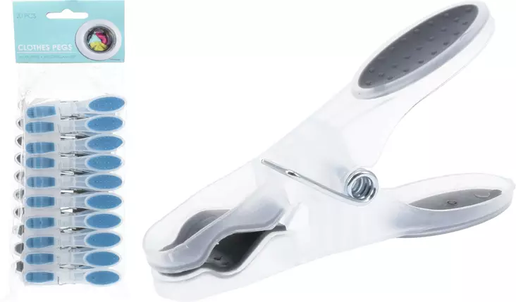 Klädnypor plast 20 st/förp - Tvättning - 8720573659383 - 1