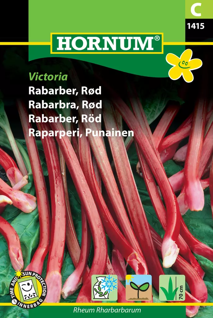Rabarber röd ´Victoria´ - Frön och sättpotatisar. - 5708787014153 - 1
