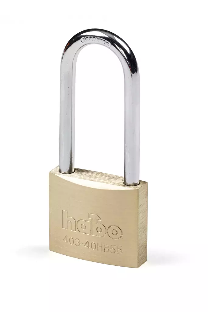 Hänglås Habo mässing 403-40HB55 - Hänglås, reglar, gångjärn - 7317900173363 - 1