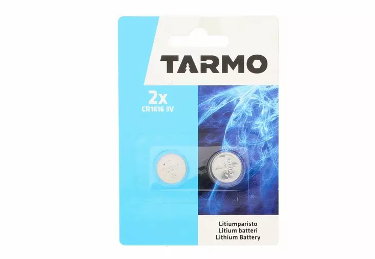 Tarmo Batteri CR1616 2 st - Batterier, testare - 6410413208353 - 1