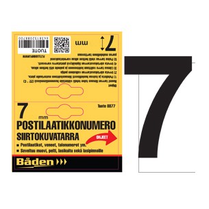 Klistretal 7 50 mm - Brevlådor och nummer - 6438152088913 - 1