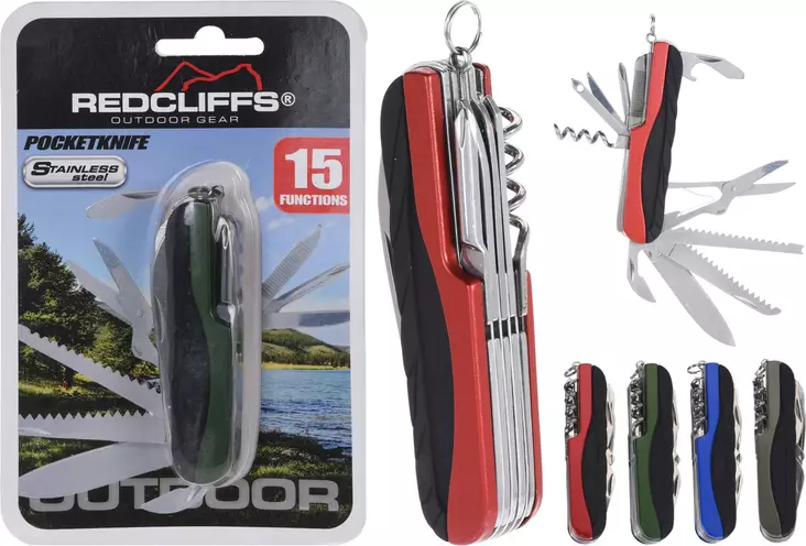 Fickkniv 15-delad - Knivar och tillbehör - 8719202655353 - 1