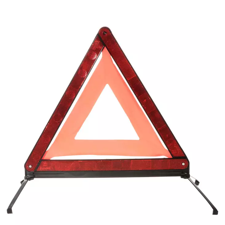 Varningstriangel med stativ - Biltillbehör - 6410413220553 - 1