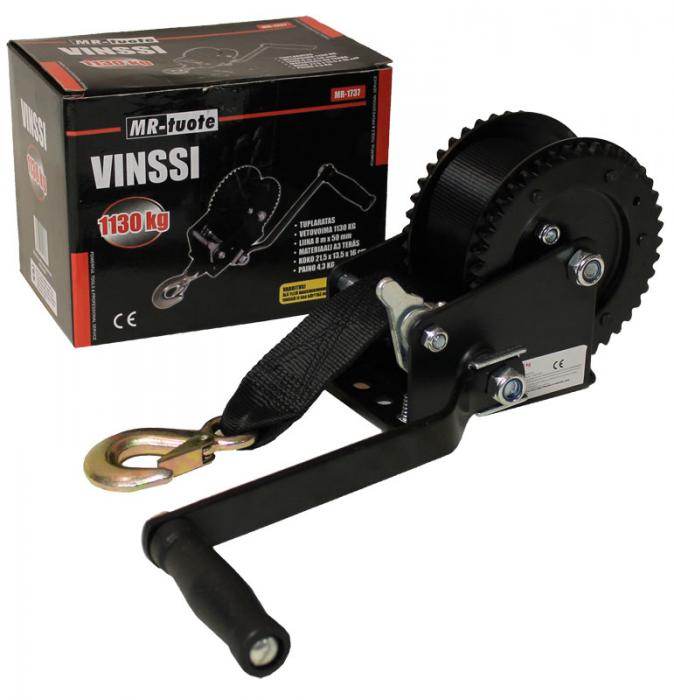 Vinsch med lina 1130 kg - Spännband - 6430032156163 - 1