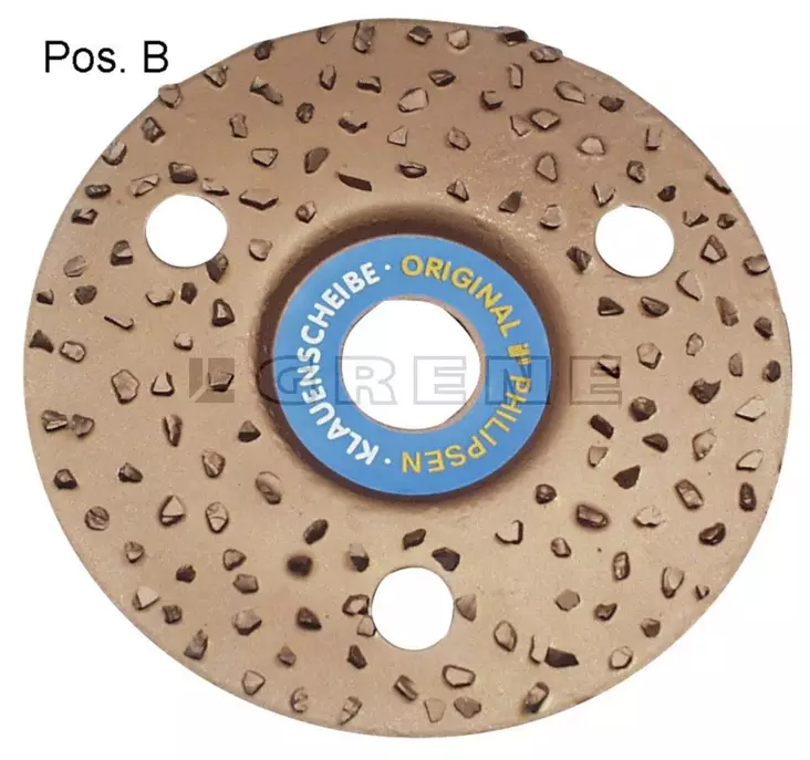 Slipkiva 125 mm - Djurskötselutrustning - 4018653163443 - 1