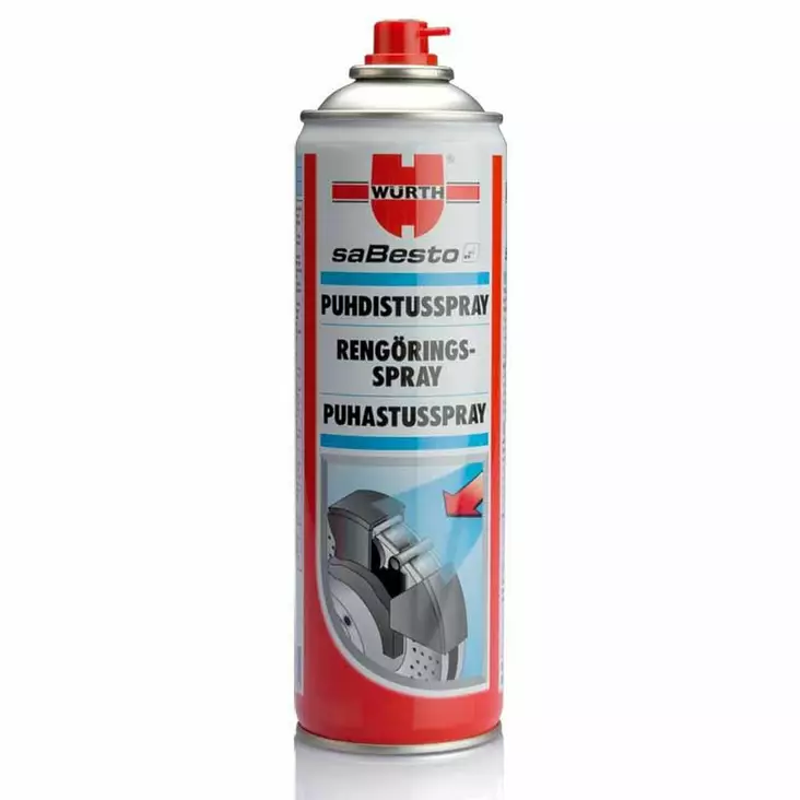 Würth rengöringsspray 500 ml - Bilkemikalier - 4045989468843 - 1