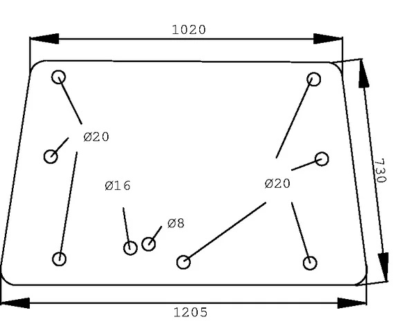Bakrute (MF 3306547M2) - Hytt och kaross - 3660980021173 - 1