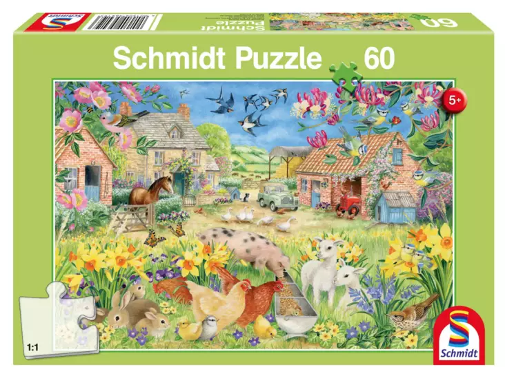 Pussel Min lilla gård - Spel - 4001504564193 - 1