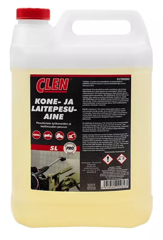 Clen maskin- och apparatrengöringsmedel 5 liter - Dammsugare och tvättmaskiner - 6418549002623 - 1