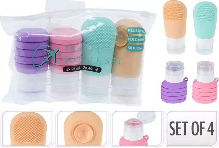 Reseflaskor för kosmetik - Andra förvaringsprodukter - 8720573938563 - 1