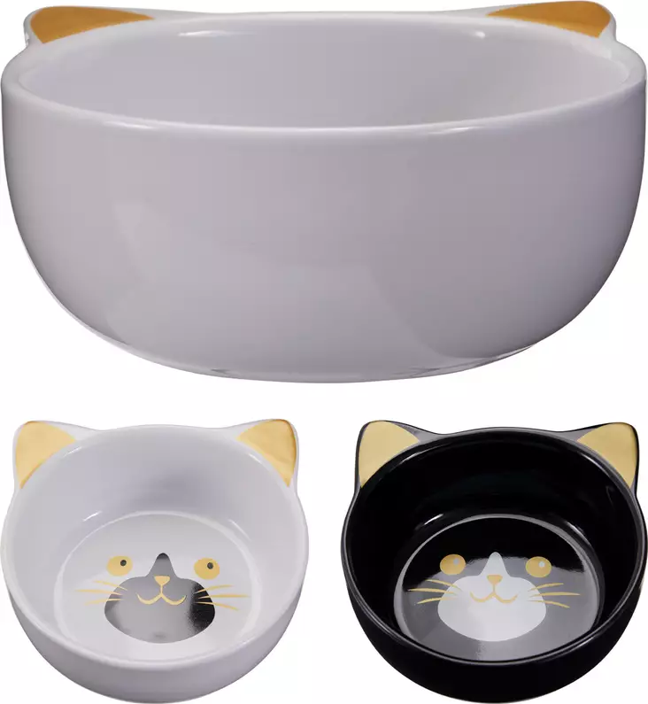 Keramisk kattskål - Matkålar - 8721037746953 - 1