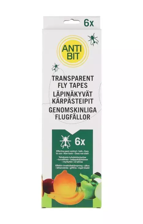 Antibak Flugeklister för fönster 6 st - Flugbekämpning - 6410411946523 - 1