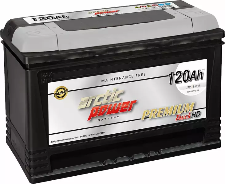 Arctic Power Premium Truck 120 Ah SMF - Startbatterier - 6417196781523 - 1