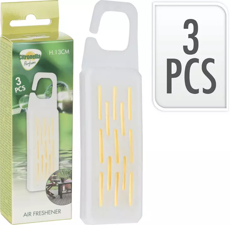 Citronellaluftrenare 3 st/fp - Rumsdofter, luftfräschare - 8720573177863 - 1
