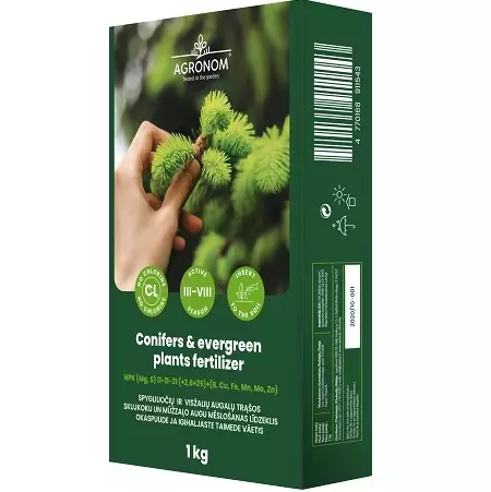 Barr- och Ständiggrön Gödsel 1 kg - Jord och gödselmedel - 4770168911543 - 1